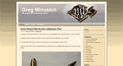 Desktop Screenshot of gregminuskin.com